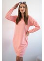 Kesi Šaty Roza s kapucňou