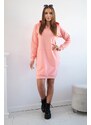 Kesi Šaty Roza s kapucňou