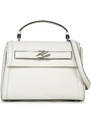 Karl Lagerfeld Kabelka 'Autograph' šedobiela