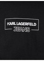 KARL LAGERFELD JEANS Tričko čierna / biela