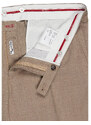Pánske béžové vlnené oblekové nohavice CLUB OF GENTS slim fit