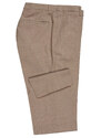 Pánske béžové vlnené oblekové nohavice CLUB OF GENTS slim fit