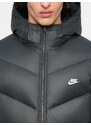 Nike Sportswear Zimný kabát 'WINDRUNNER STMNT' čierna / biela