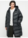 Nike Sportswear Zimný kabát 'WINDRUNNER STMNT' čierna / biela