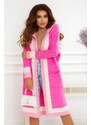 Fashionweek Dlhý kardigán, pletený kabát s kapucňou AGNES