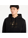Mikina Alpha Industries Basic Hoodie BL Effect Print Black M