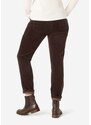Dámské mažestrové kalhoty TIMEZONE NaliTZ Slim 7/8 Hnědá