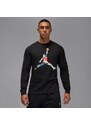 Jordan Flight Long-Sleeve Crewneck Tee Black - Pánske - Tričko Jordan - Čierne - IM6511-010