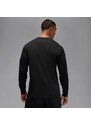 Jordan Flight Long-Sleeve Crewneck Tee Black - Pánske - Tričko Jordan - Čierne - IM6511-010
