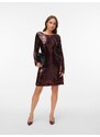 VERO MODA Šaty 'VMAlly' vínovo červená