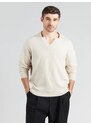 BOSS Sveter 'Ucari' prírodná biela