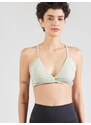 NEBBIA Športová podprsenka pastelovo zelená / biela