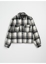 Sinsay - Károvaná bunda typu shacket - čierna