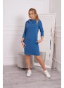 Kesi Denim dress with a hood and pockets