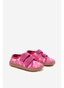 Kapcie Barefoot Dziewczęce W Serduszka Milami Fuksja Saphira