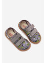 Kapcie Barefoot Chłopięce Z Grafiką Milami Szare Saphira