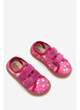 Kapcie Barefoot Dziewczęce W Serduszka Milami Fuksja Saphira