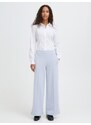 ICHI Nohavice 'IHKATE' pastelovo modrá