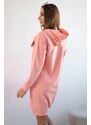 Kesi Šaty Roza s kapucňou