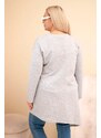 Kesi Dámska dlhá mikina Plus Size s voľným strihom