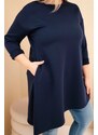 Kesi Dámska dlhá mikina Plus Size s voľným strihom