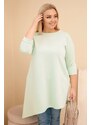 Kesi Dámska dlhá mikina Plus Size s voľným strihom