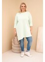 Kesi Dámska dlhá mikina Plus Size s voľným strihom