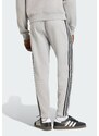 ADIDAS ORIGINALS Nohavice '3-STRIPES' svetlosivá / čierna