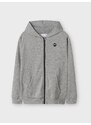 NAME IT Tepláková bunda 'NKMVIMO' sivá