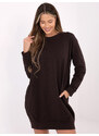 FPrice Šaty RV TU 5184.93P tmavo hnedá