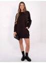 FPrice Šaty RV TU 5184.93P tmavo hnedá