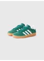 ADIDAS ORIGINALS Tenisky 'GAZELLE' zlatá / tmavozelená / biela