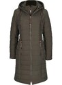 bonprix Prešívaný kabát, 2v1 vzhľad, farba zelená