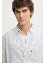 Košeľa s prímesou ľanu Levi's SUNSET 1 POCKET STANDARD