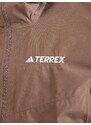 ADIDAS TERREX Outdoorová bunda 'Xperior' hnedá / biela