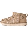 Detské zimné semišové topánky UGG KIDS' CLASSIC ULTRA MINI SUN STITCH
