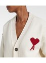 Ami Paris Ami de CÅur virgin wool cardigan
