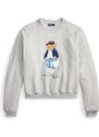 Polo Ralph Lauren Mikina 'ISLAND' modrá / dymovo šedá / biela