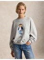 Polo Ralph Lauren Mikina 'ISLAND' modrá / dymovo šedá / biela