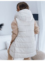 Dámska prešívaná vesta NOELIA biela FashionStreet TY3133