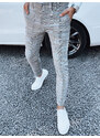 Pánske svetlosivé nohavice FashionStreet UX4407