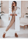 Dámska zimná bunda LIKEMIRA prešívaná biela FashionStreet TY4928