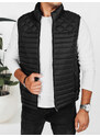 Pánska prešívaná vesta čierna FashionStreet TX5076