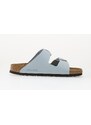 Birkenstock Arizona Big Buckle Nubuck Leather Women Baby Blue