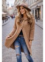 Fashionweek Dlhý Kardigan s kapucňou HONEY
