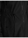 BASIC Dámska parka s kapucňou čierna