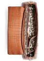 Outlet - GUESS kabelka Kyra Crocodile-Embossed Saddle Bag čierna, 43433350481
