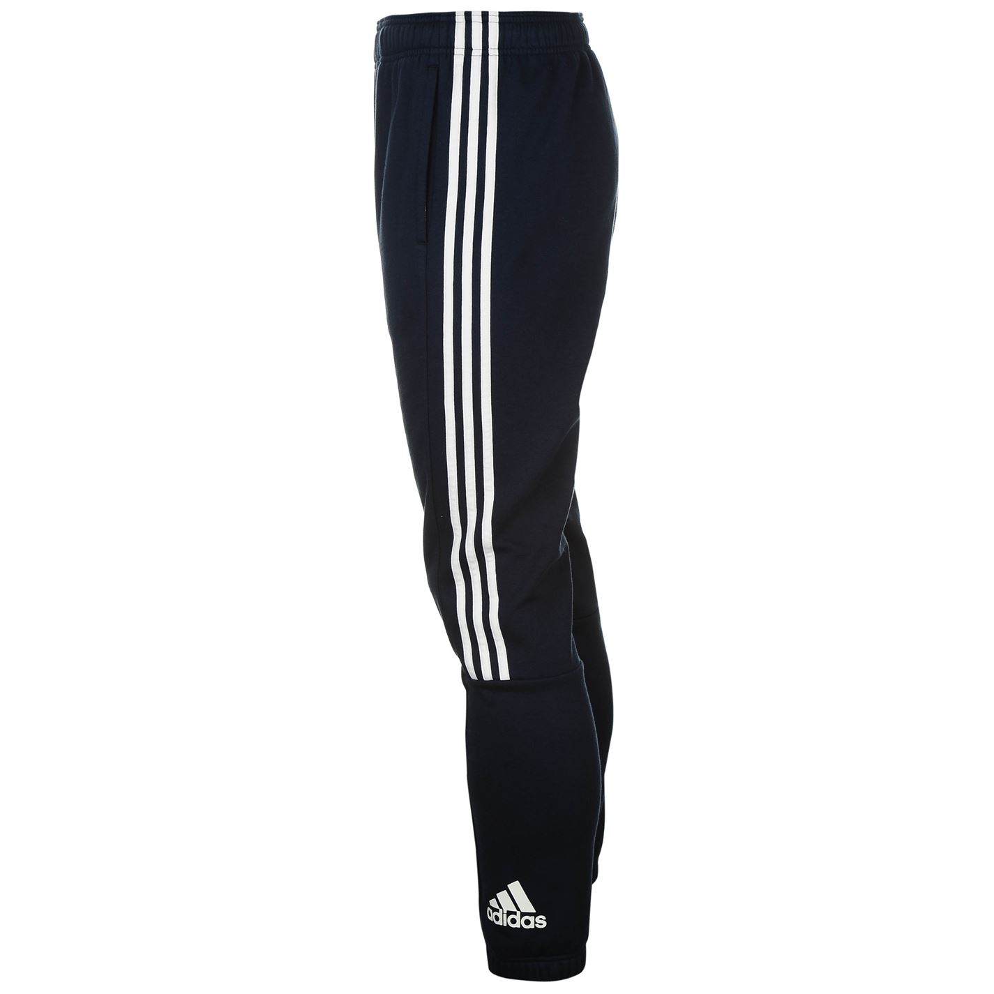 adidas 3 Stripe Logo Jogging Pants Mens Navy/White - GLAMI.sk